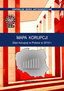 Okładka wydawnictwa przedstawiająca kontury Polski oraz słupki wykresu